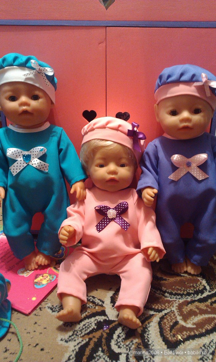 Одежда для кукол baby born