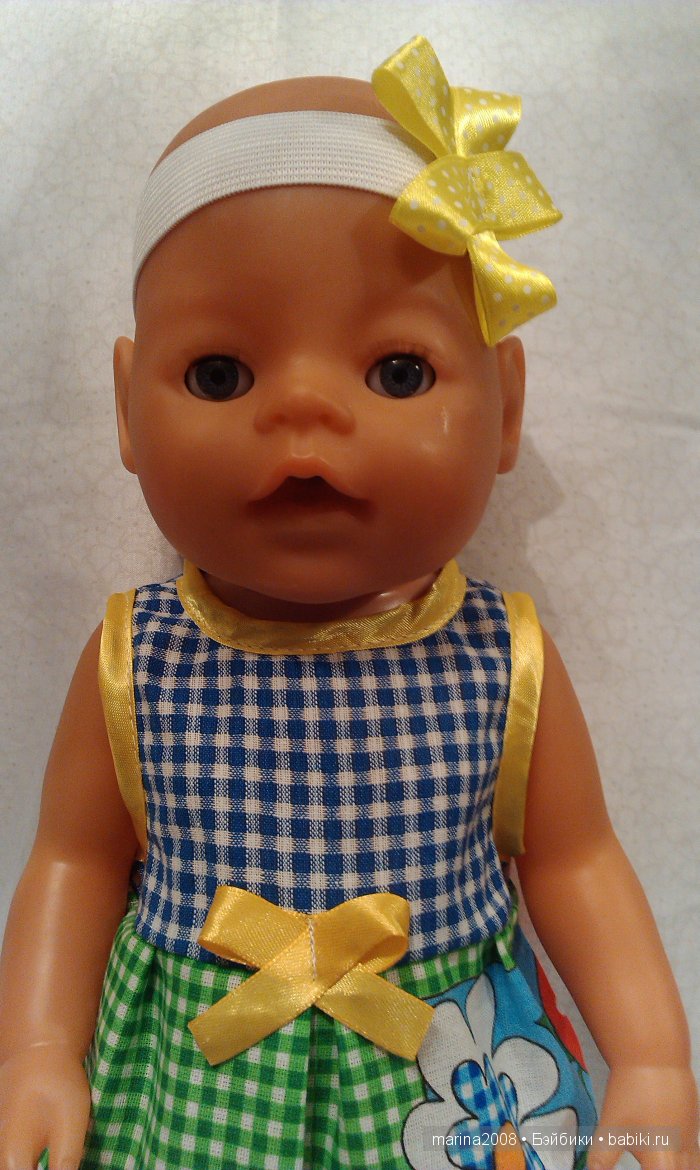 Летние платья для Baby born