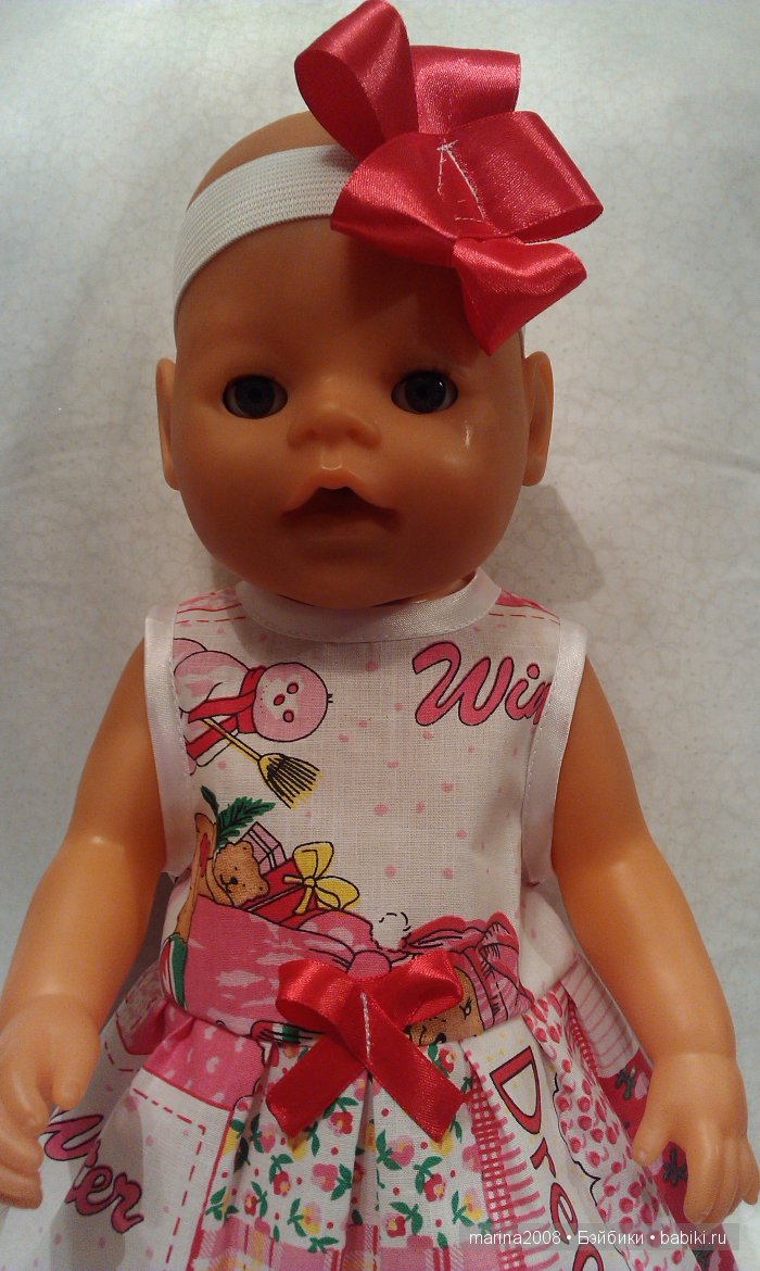 Летние платья для Baby born