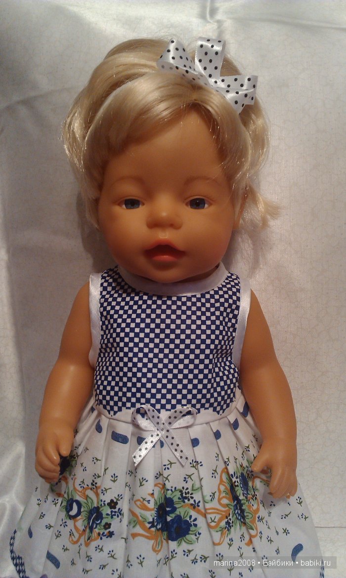 Летние платья для Baby born (фото 6)