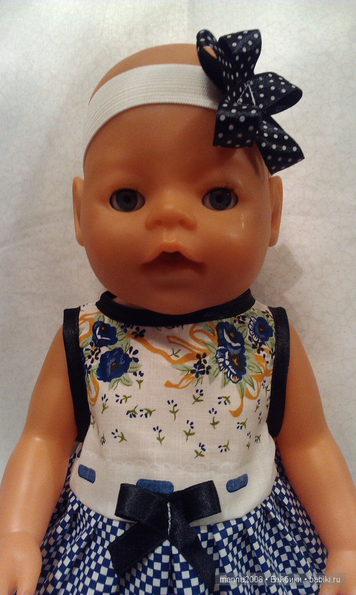 Летние платья для Baby born (фото 8)