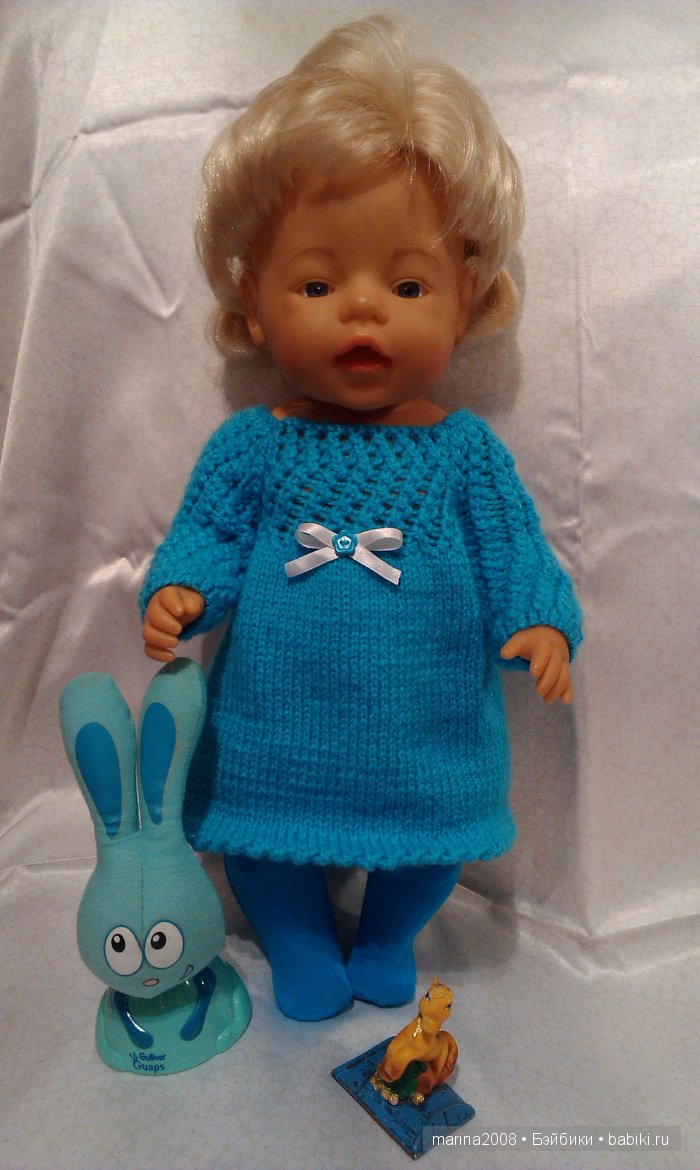 Вязаные костюмчики для Baby Born
