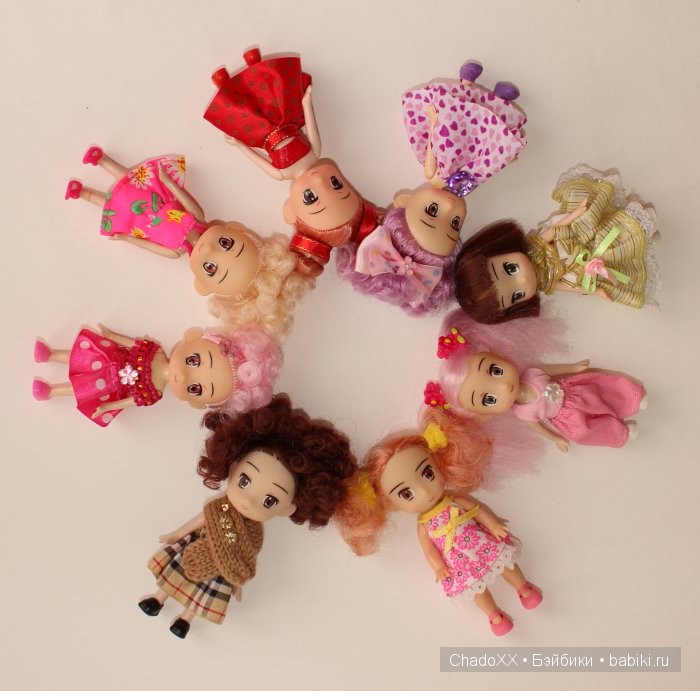 Большой мир маленьких кукол. Часть 12. Чимоньки, Кудряшки, Кареглазки - девочки из ларька