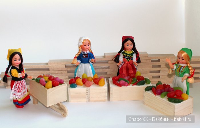 Большой мир маленьких кукол. Часть 15. Дружба народов: Nationality dolls
