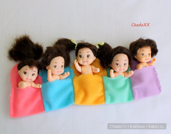 Большой мир маленьких кукол. Часть 22. Пятерняшки Tyco Quints-всё о них (фото 7)