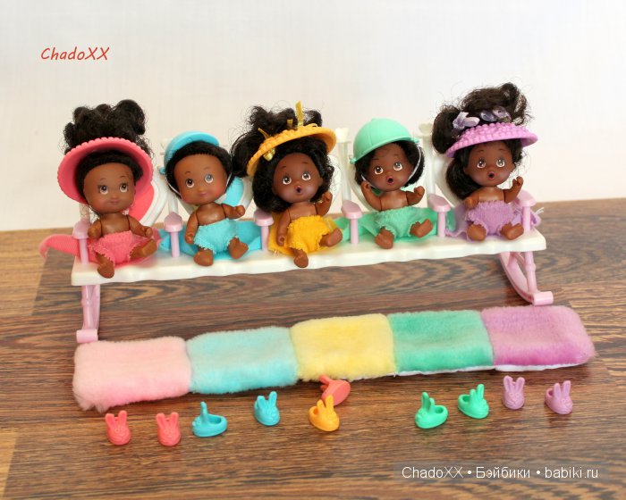 Большой мир маленьких кукол. Часть 22. Пятерняшки Tyco Quints-всё о них