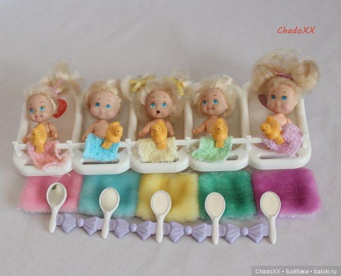 Большой мир маленьких кукол. Часть 22. Пятерняшки Tyco Quints-всё о них