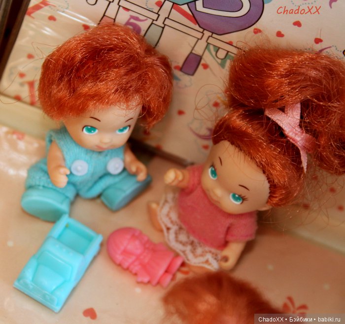 Большой мир маленьких кукол. Часть 23. Пятерняшки Tyco Quints. В доме, в парке, на площадке