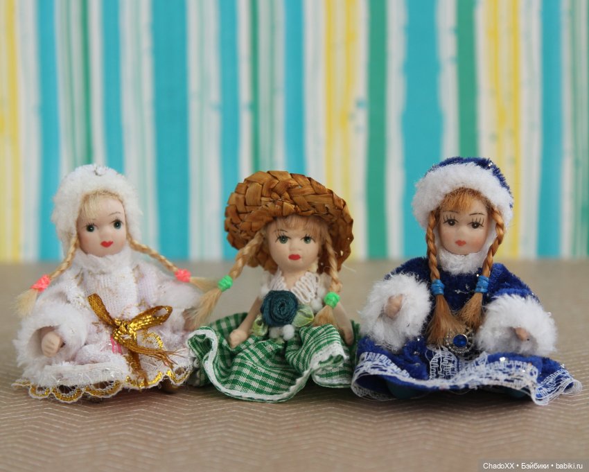Новенькие в моей коллекции мини-кукол. Часть 1