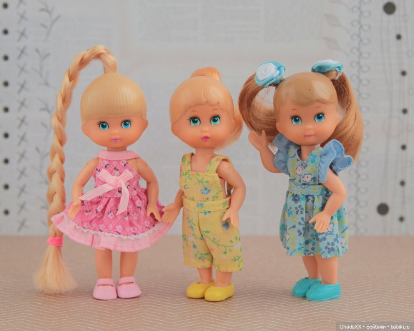 Снова новенькие в моей коллекции мини кукол. Часть 1