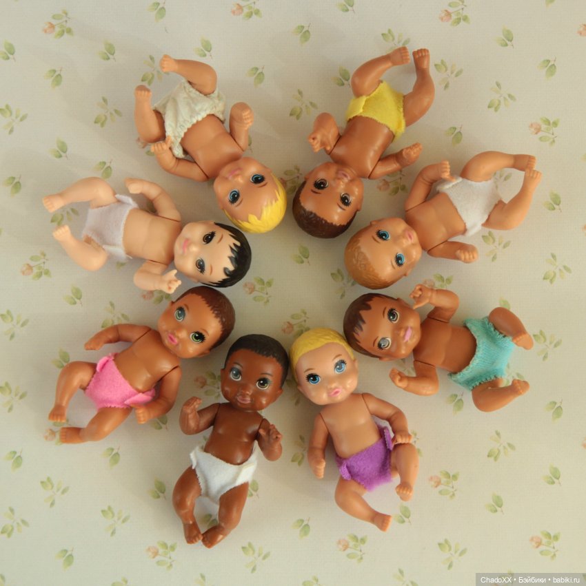 Снова новенькие в моей коллекции мини кукол. Часть 1