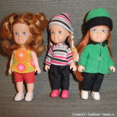 Снова новенькие в моей коллекции мини кукол. Часть 2