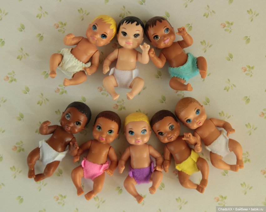 Снова новенькие в моей коллекции мини кукол. Часть 1