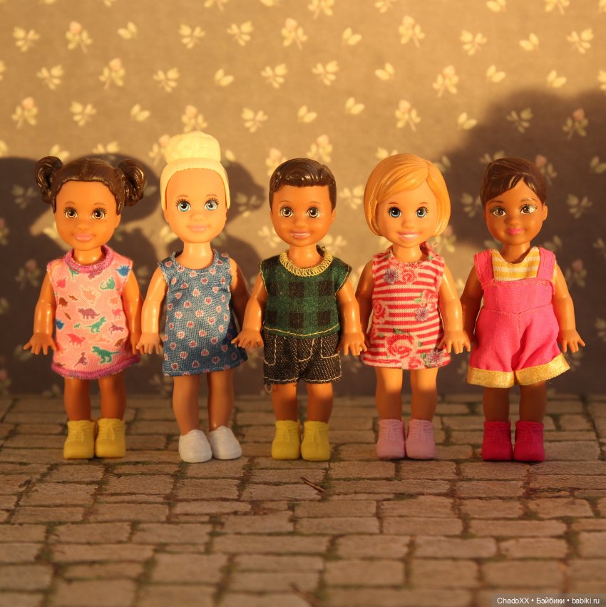Снова новенькие в моей коллекции мини кукол. Часть 1