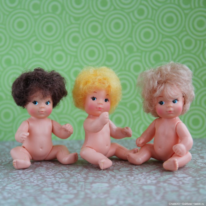 Снова новенькие в моей коллекции мини кукол. Часть 3