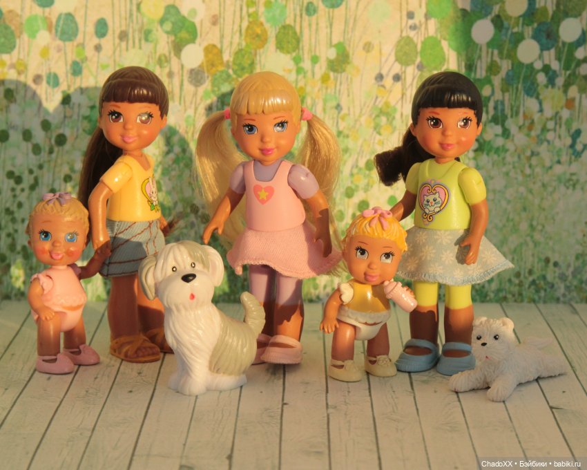 Снова новенькие в моей коллекции мини кукол. Часть 6