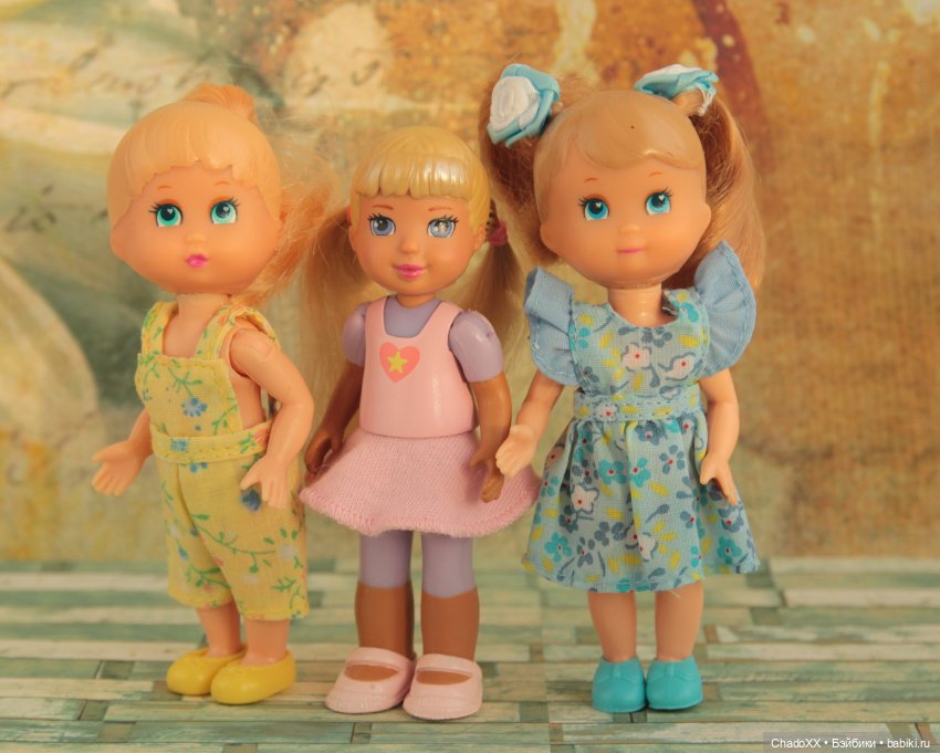 Снова новенькие в моей коллекции мини кукол. Часть 6