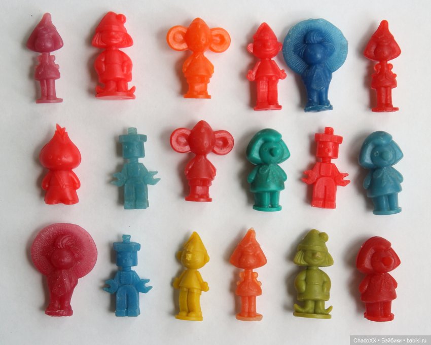 Друзья детства. Маленькие игрушечки из СССР: фигурки, разности