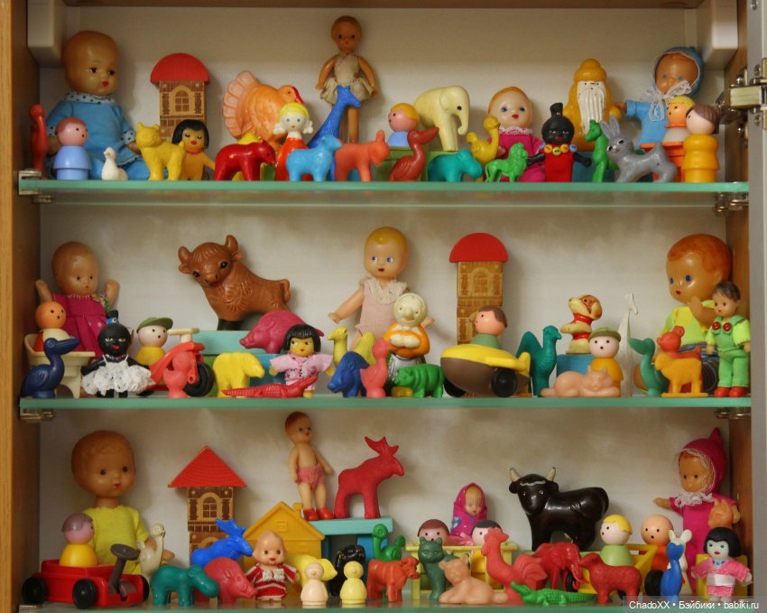 Ребята и зверята (с элементами городской и природной среды) Моя коллекция мелких игрушечек из СССР (фото 4)