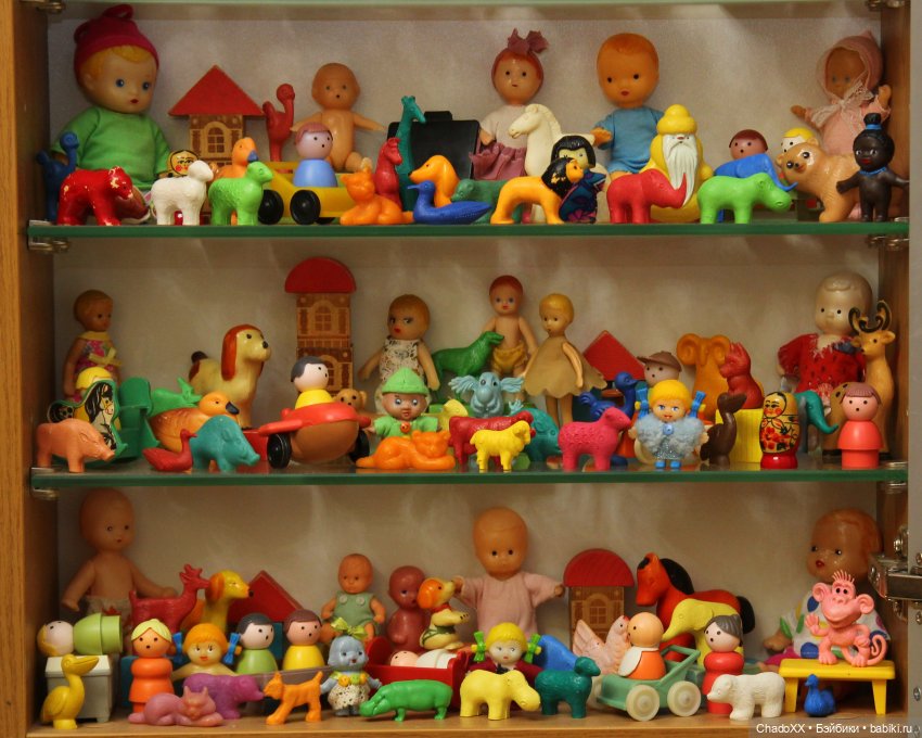 Ребята и зверята (с элементами городской и природной среды) Моя коллекция мелких игрушечек из СССР (фото 7)