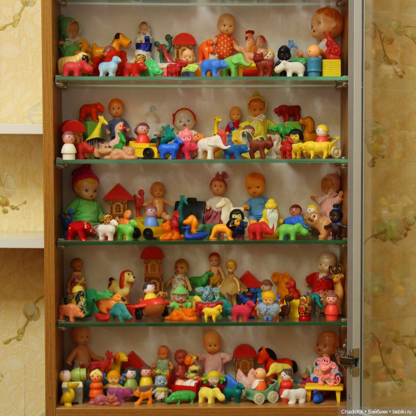 Ребята и зверята (с элементами городской и природной среды) Моя коллекция мелких игрушечек из СССР (фото 3)