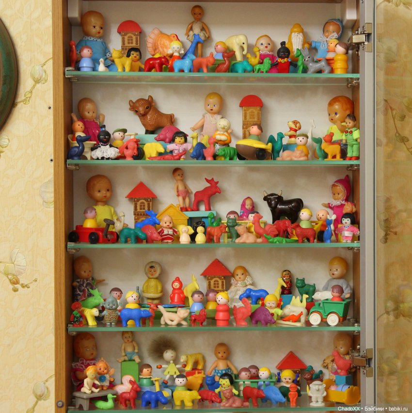 Ребята и зверята (с элементами городской и природной среды) Моя коллекция мелких игрушечек из СССР (фото 2)