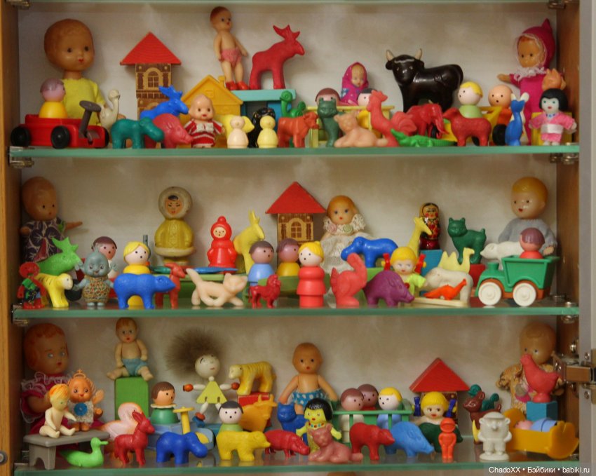 Ребята и зверята (с элементами городской и природной среды) Моя коллекция мелких игрушечек из СССР (фото 5)