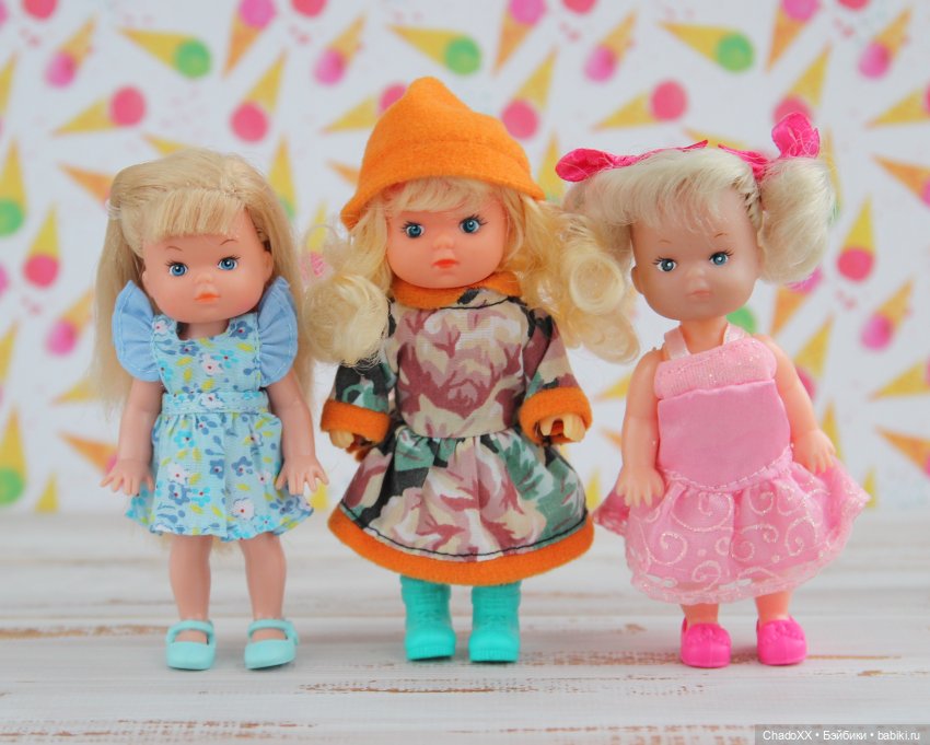 И ещё немного новеньких в моей коллекции мини кукол. Часть 1