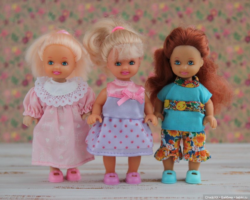 И ещё немного новеньких в моей коллекции мини кукол. Часть 1