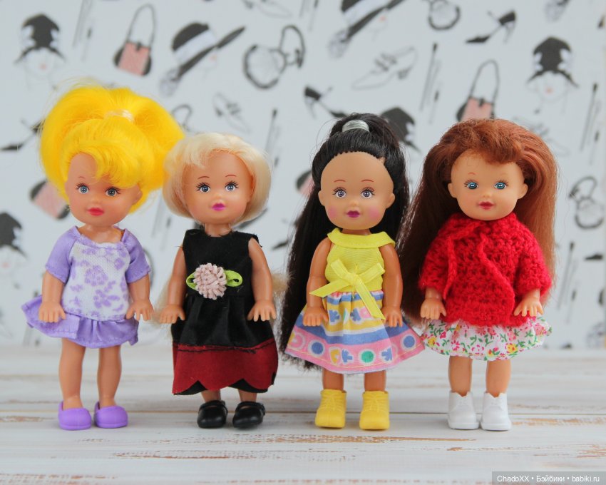 И ещё немного новеньких в моей коллекции мини кукол. Часть 1