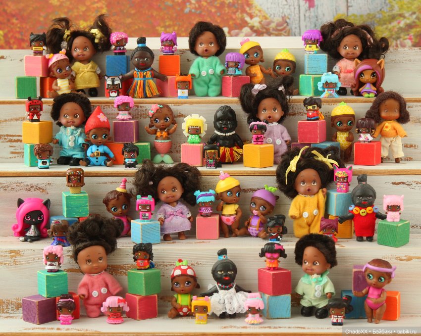 Сто пятнадцать негритят. Часть 2 - особо мелкое, от 2 до 6см