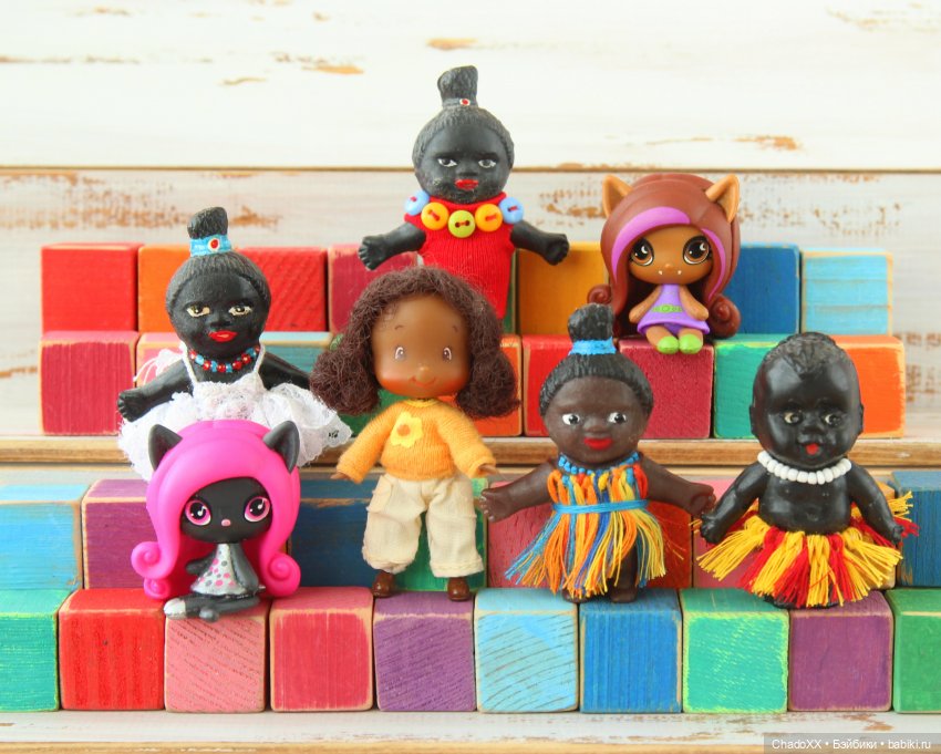 Сто пятнадцать негритят. Часть 2 - особо мелкое, от 2 до 6см