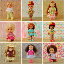 Новенькие маленькие. Пополнение в моей коллекции мини кукол. Часть 1