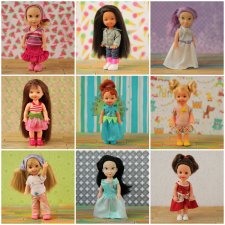 Новенькие маленькие. Пополнение в моей коллекции мини кукол. Часть 2