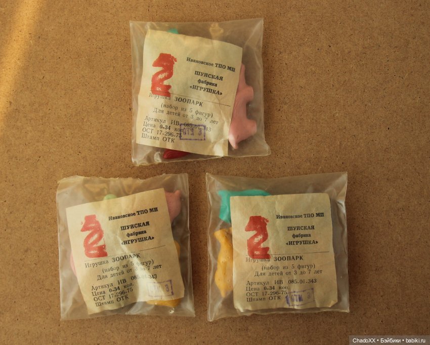 Новости нашего зоопарка. Мини-фигурки животных из СССР