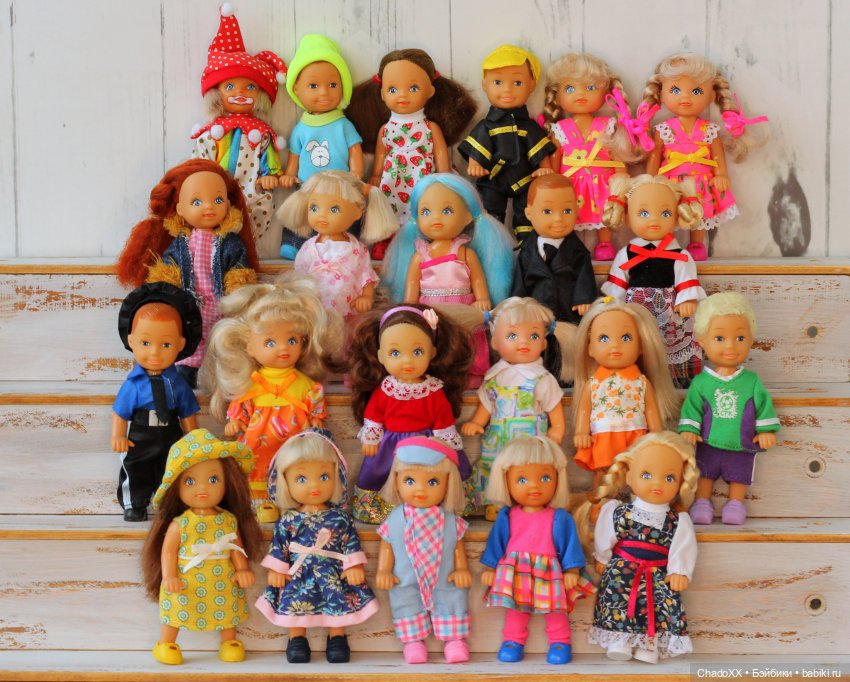 10 лет в хобби, 100-й топик, 1000 мини кукол. Показываю сразу всех мелких (фото 6)