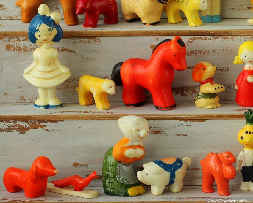 Мелкие игрушечки СССР - показываю новеньких