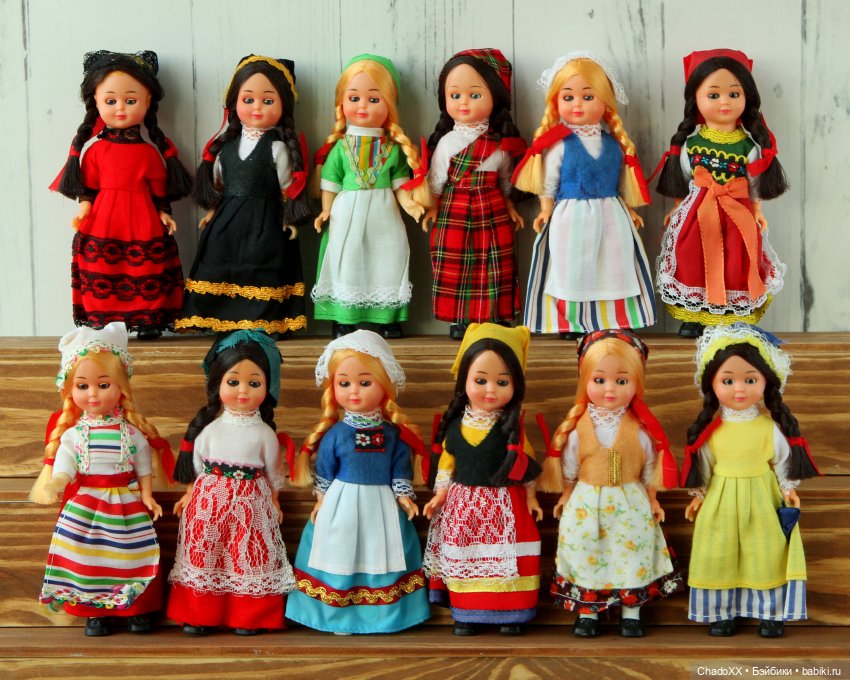 10 лет в хобби, 100-й топик, 1000 мини кукол. Показываю сразу всех мелких