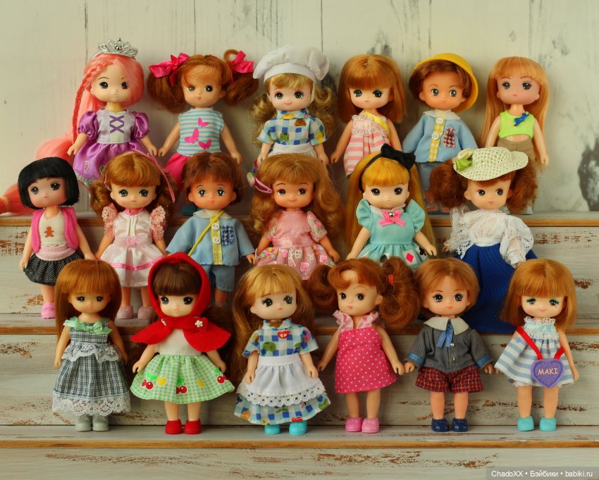 10 лет в хобби, 100-й топик, 1000 мини кукол. Показываю сразу всех мелких (фото 3)
