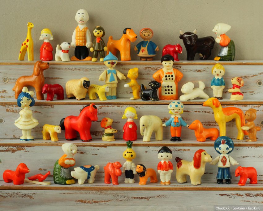 Мелкие игрушечки СССР - показываю новеньких
