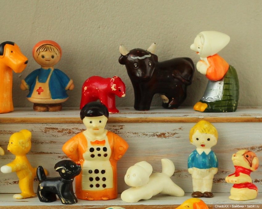Мелкие игрушечки СССР - показываю новеньких