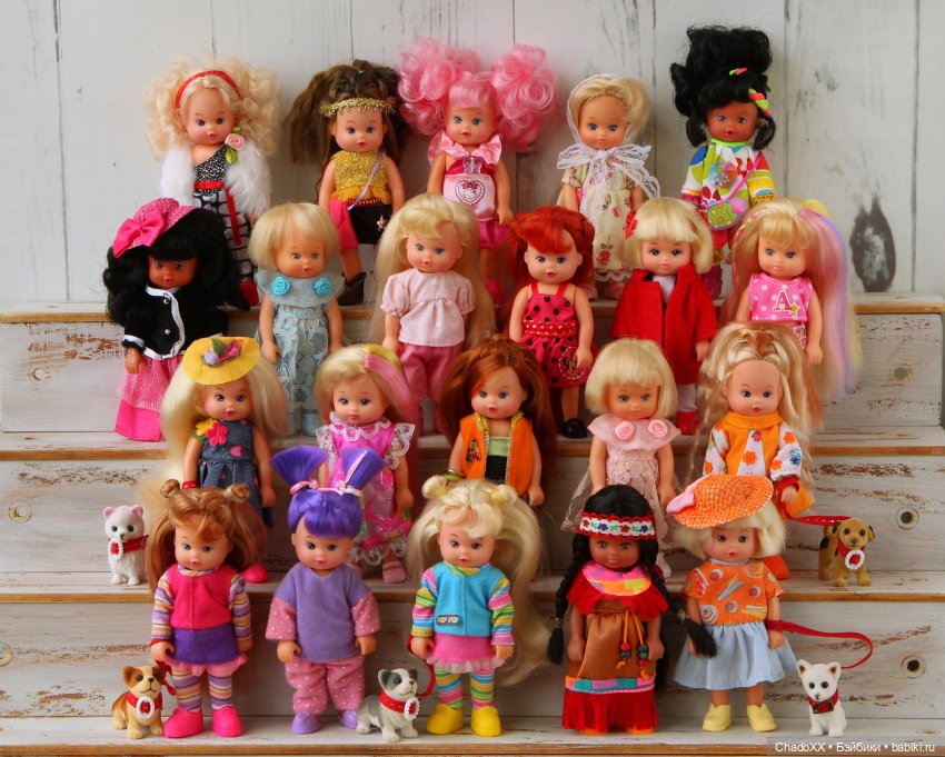10 лет в хобби, 100-й топик, 1000 мини кукол. Показываю сразу всех мелких (фото 7)
