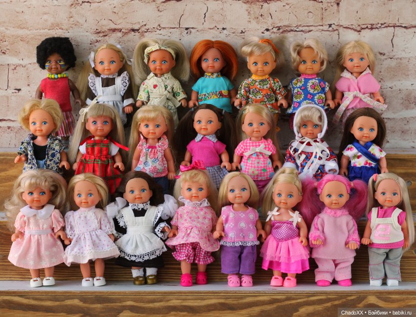 10 лет в хобби, 100-й топик, 1000 мини кукол. Показываю сразу всех мелких (фото 10)