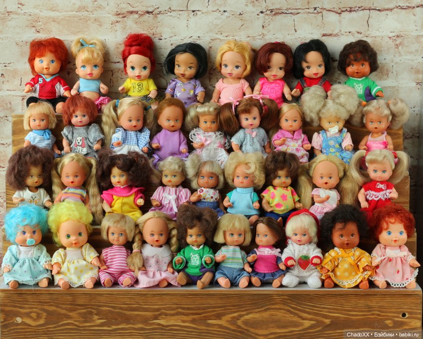 10 лет в хобби, 100-й топик, 1000 мини кукол. Показываю сразу всех мелких
