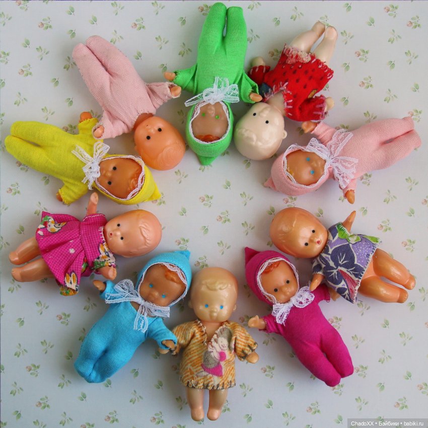 Пупсики и мини куколки СССР - кто новенький поселился у меня