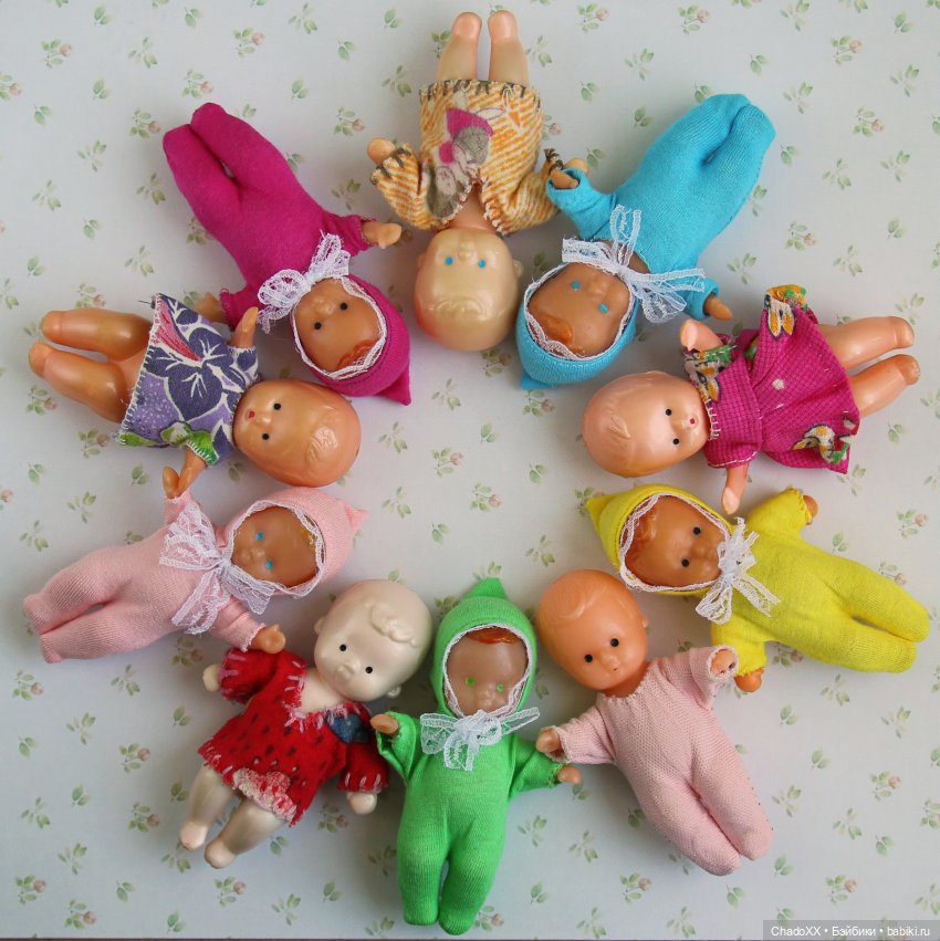 Пупсики и мини куколки СССР - кто новенький поселился у меня
