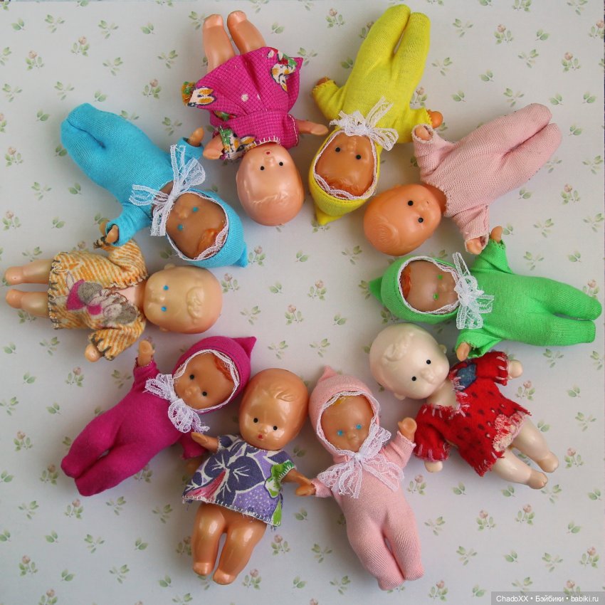Пупсики и мини куколки СССР - кто новенький поселился у меня