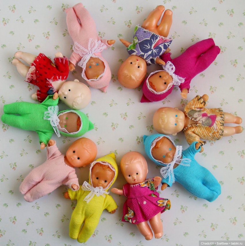Пупсики и мини куколки СССР - кто новенький поселился у меня