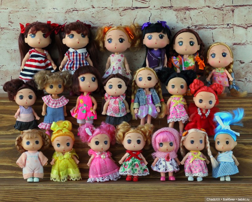 10 лет в хобби, 100-й топик, 1000 мини кукол. Показываю сразу всех мелких (фото 8)