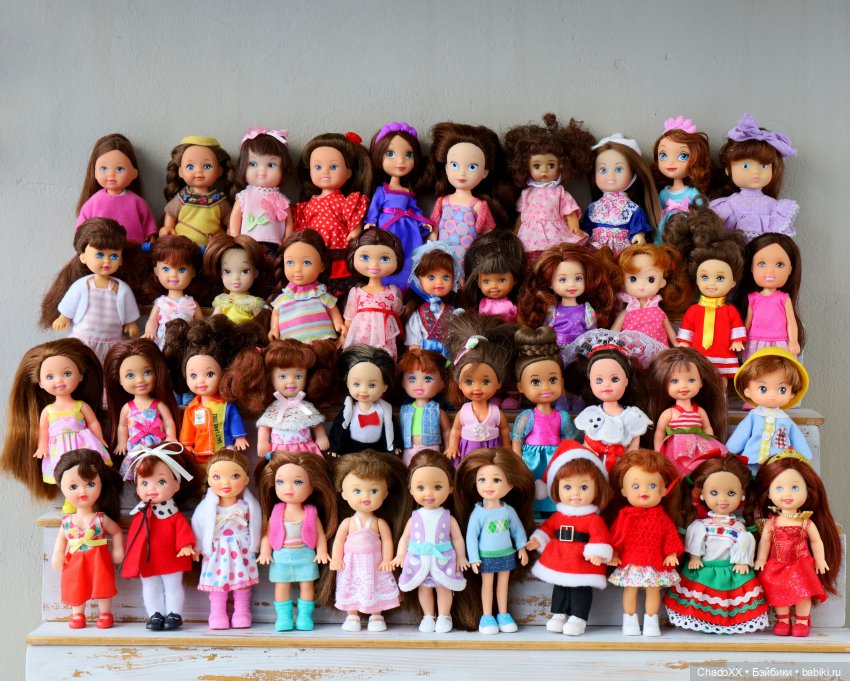 Мини кукольные массовочки по цветам волос (фото 4)